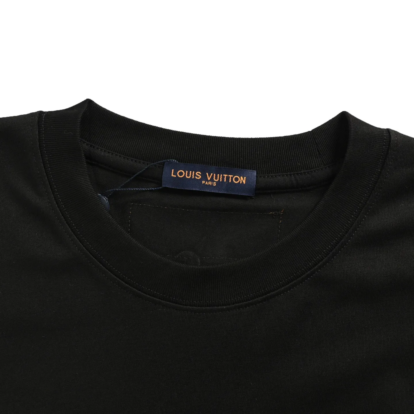 Louis Vuitton/Louis Vuitton 25Fw color gradient logo toothbrush sleeve long-sleeved T-shirt